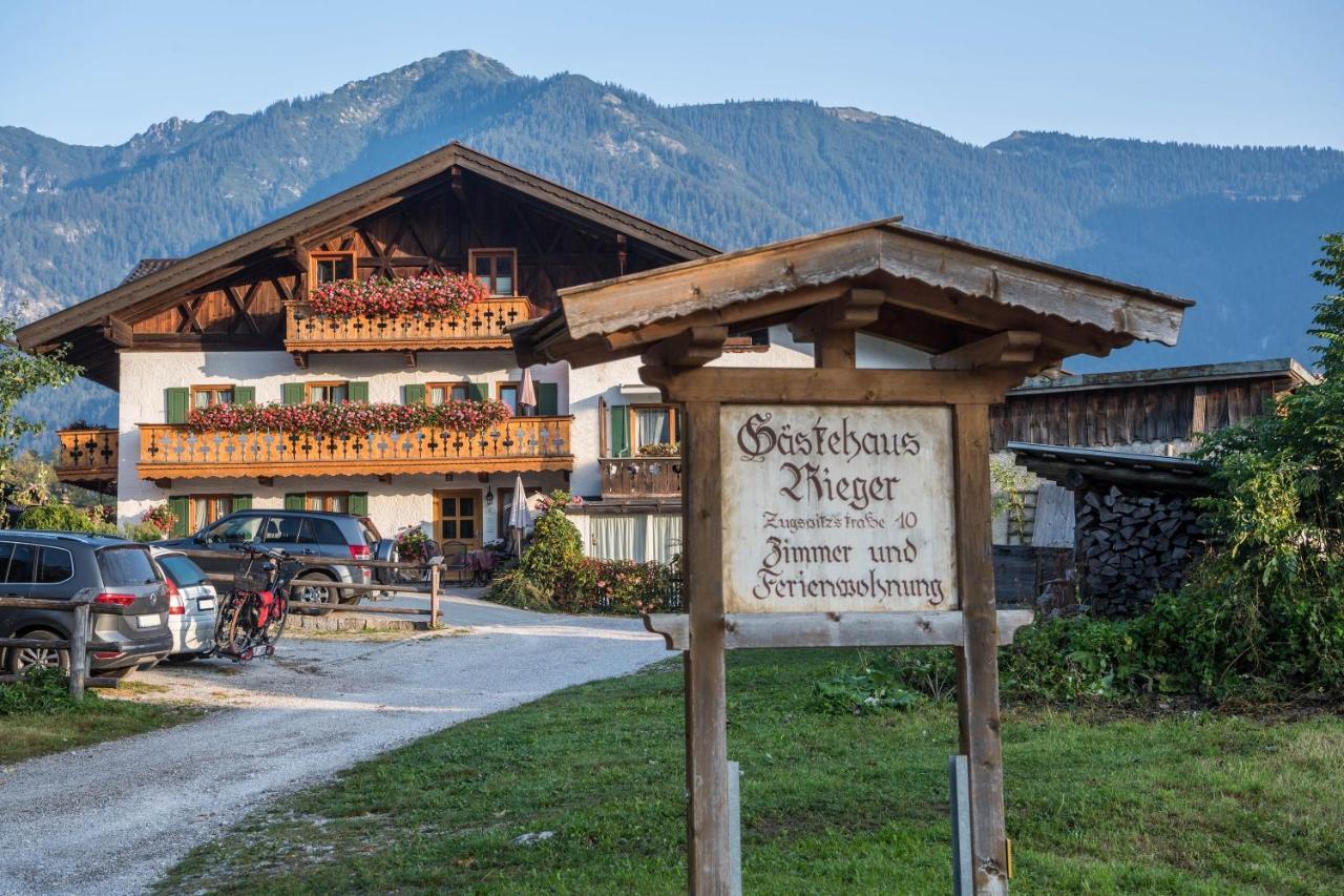 Ferienwohnung Zugspitze Grainau Bagian luar foto